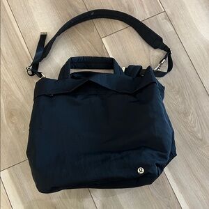 Lululemon Athletica Black Convertible Bag